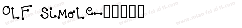 OLF Simole字体转换